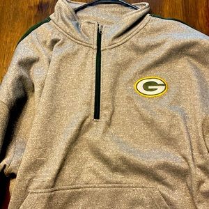 Fanatics Green Bay 1/4 Zip Jacket, brand new with tags.